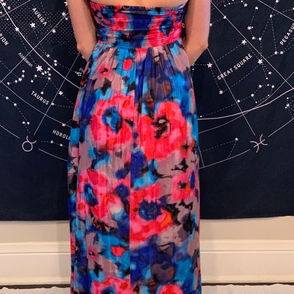 Floral Strapless Gown - Picture 4 of 5